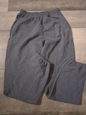 Athletic Works Dark Gray Men's Fleece Joggers